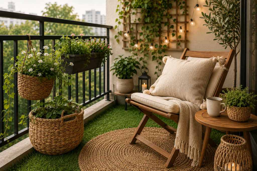decoration tips for small balcony