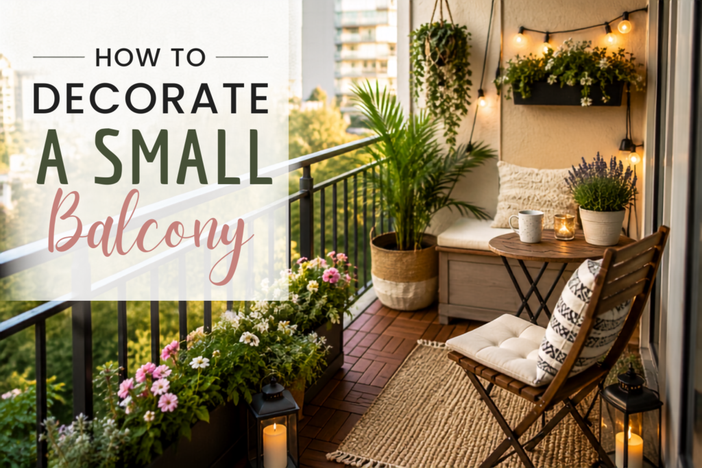 How to Decorate a Small Balcony: Easy Ideas for a Cosy Outdoor Space